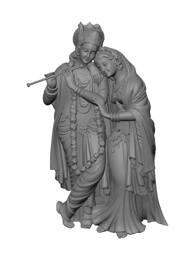 3D model for Radha and Krishna