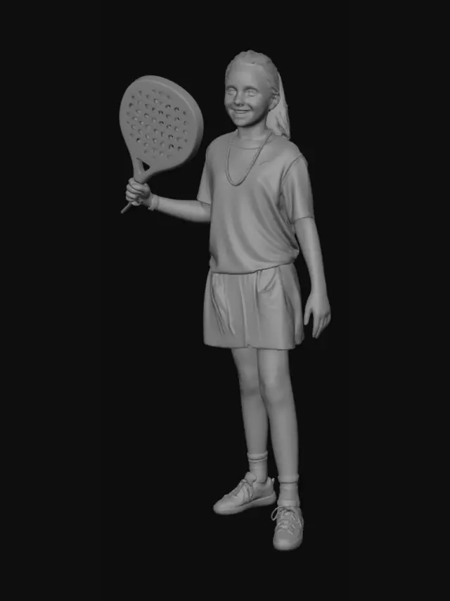 3D model for Padel Player in Training