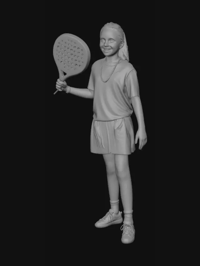 3D model for Padel Player in Training