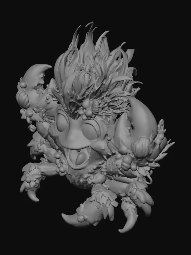 3D model for Verdant Bloomcrab