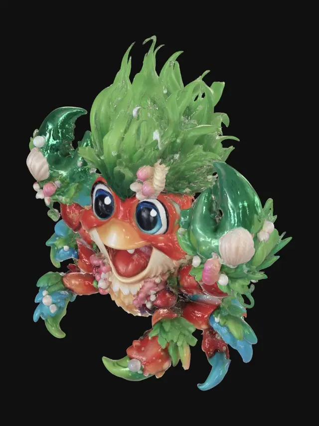 3D model for Verdant Bloomcrab