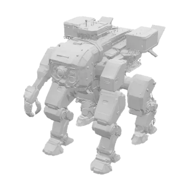 3D model for Industrial Mech Titan
