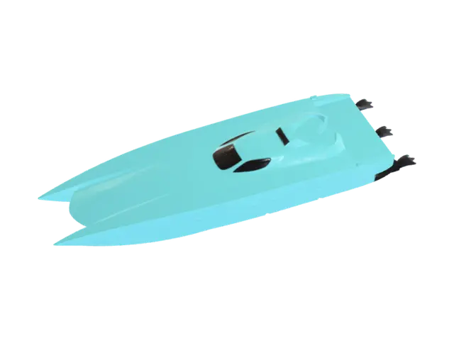 Turquoise Velocity 3D model, vytvořený pomocí AI