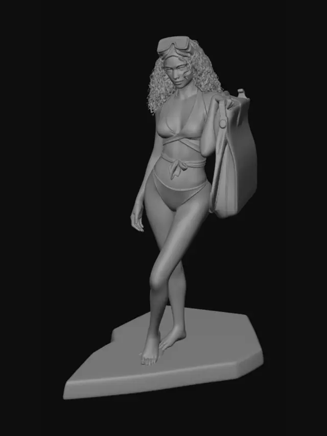 3D model for Modern Life Magazine Pink Cover