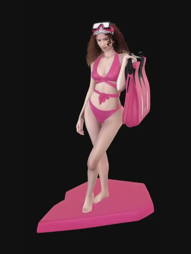 3D model for Modern Life Magazine Pink Cover