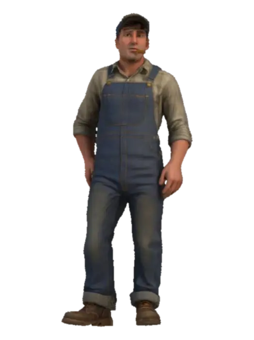 Smoke Break - Smoking 3D model, vytvořený pomocí AI