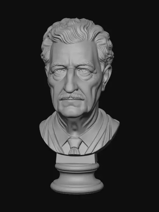 3D model for Но это античный бюст. Бюст Карла Баркса. Анфас