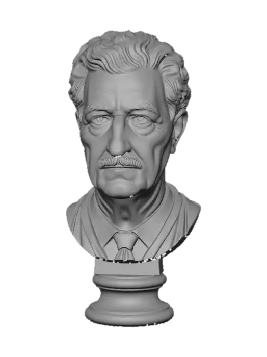 3D model for Но это античный бюст. Бюст Карла Баркса. Анфас