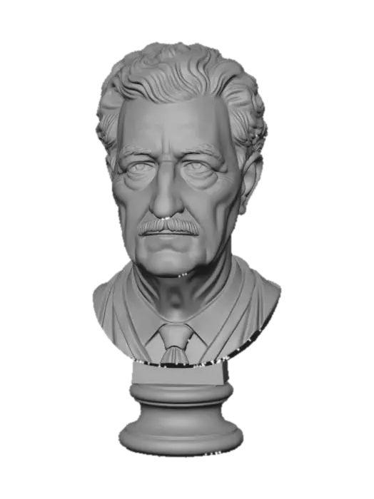 3D model for Но это античный бюст. Бюст Карла Баркса. Анфас