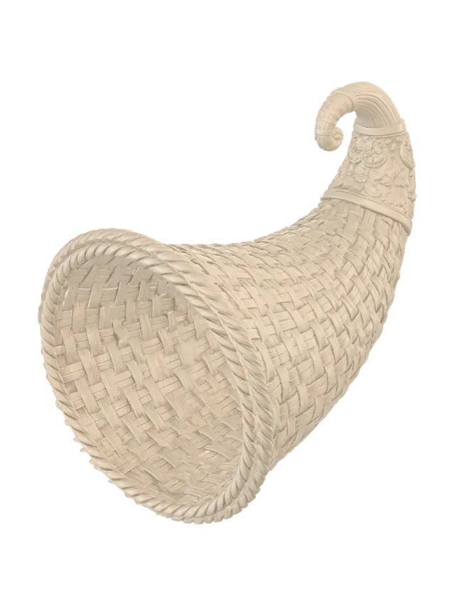 Сornucopia - Woven 3D model, vytvořený pomocí AI