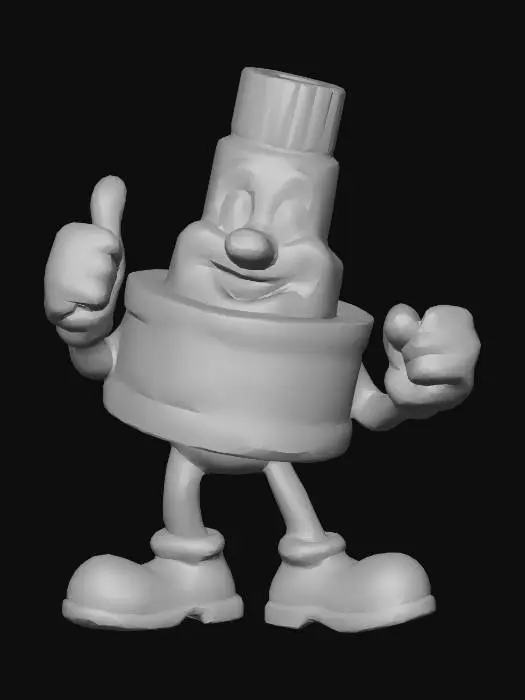 3D model for Titanium Mascot