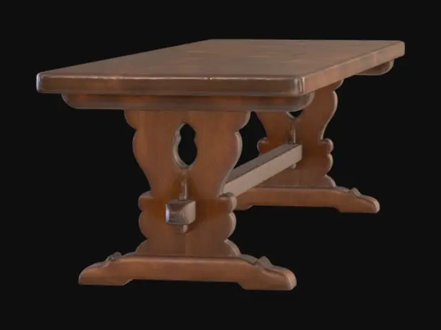 3D model for Refectory table