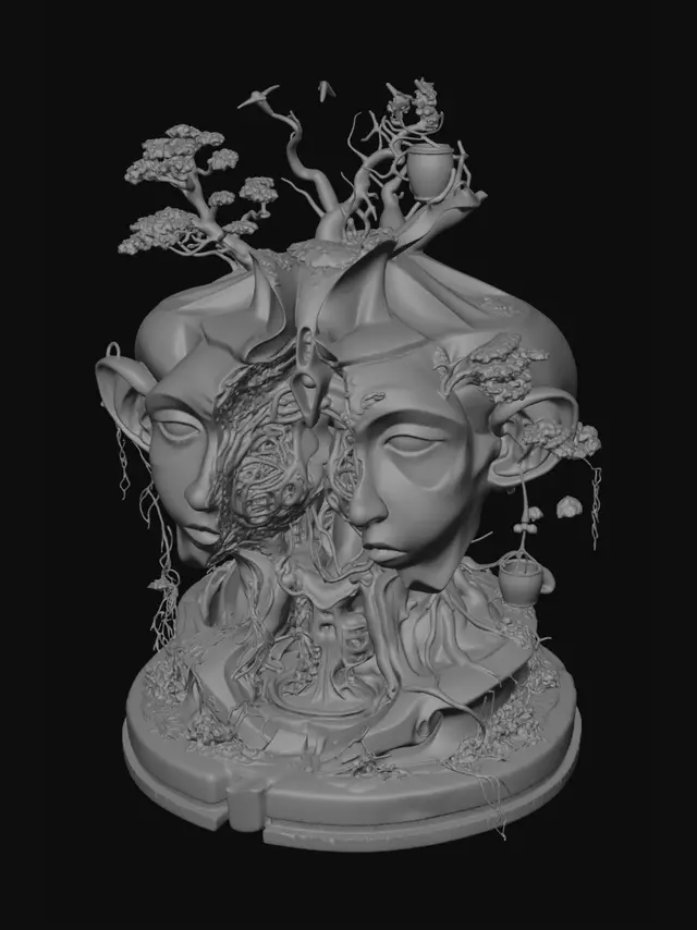 3D model for Whispers of the Violet Grove