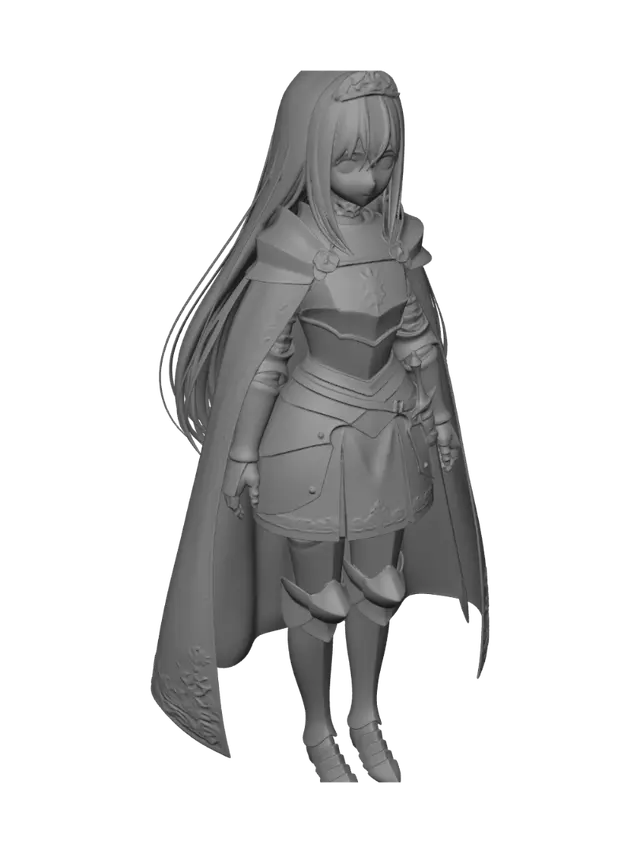 3D model for Armored Princess