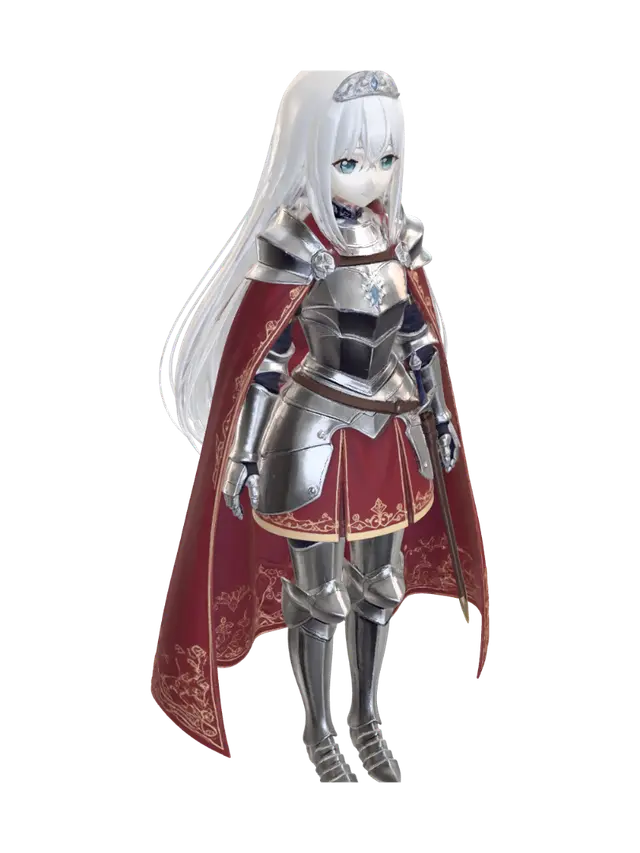 3D model for Armored Princess