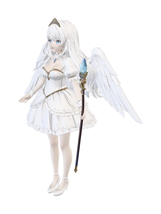 3D model for White Angel Princess