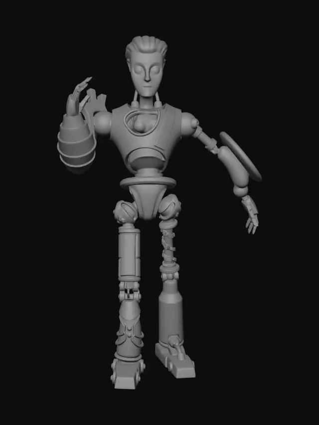 3D model for Neon Graffiti Automaton