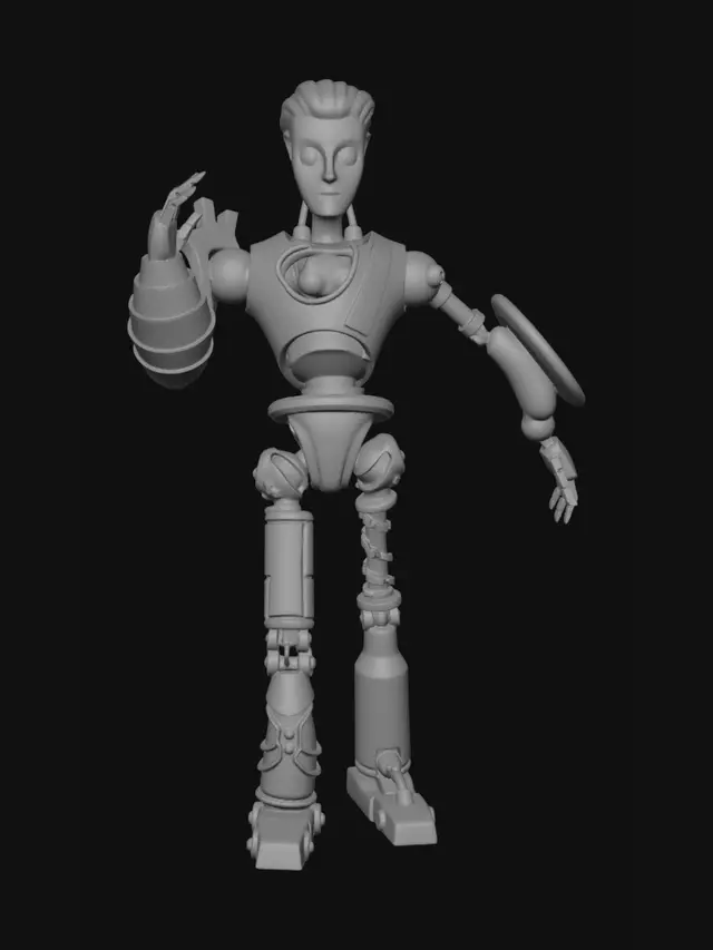3D model for Neon Graffiti Automaton