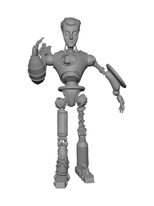 3D model for Neon Graffiti Automaton