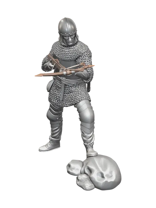 3D model for Fantasy Crossbowman