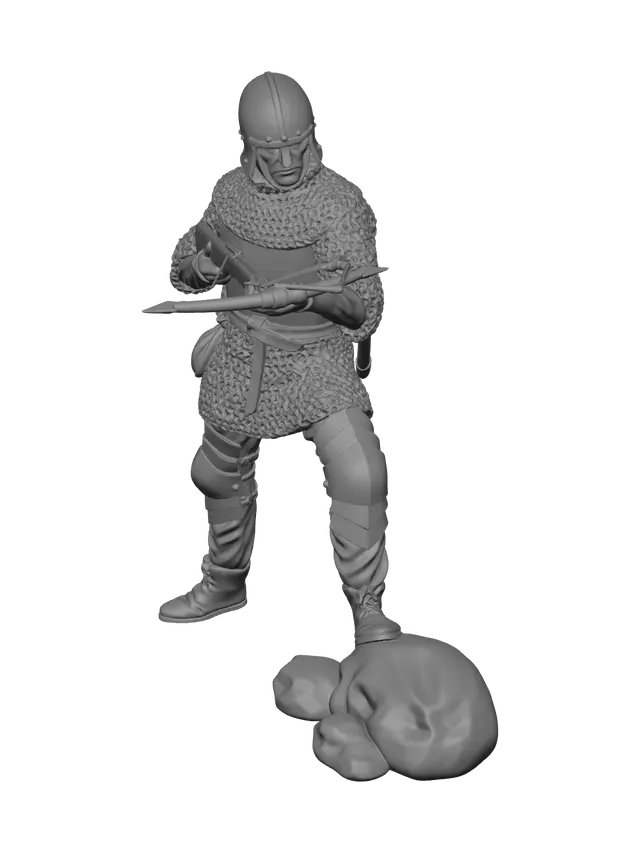3D model for Fantasy Crossbowman