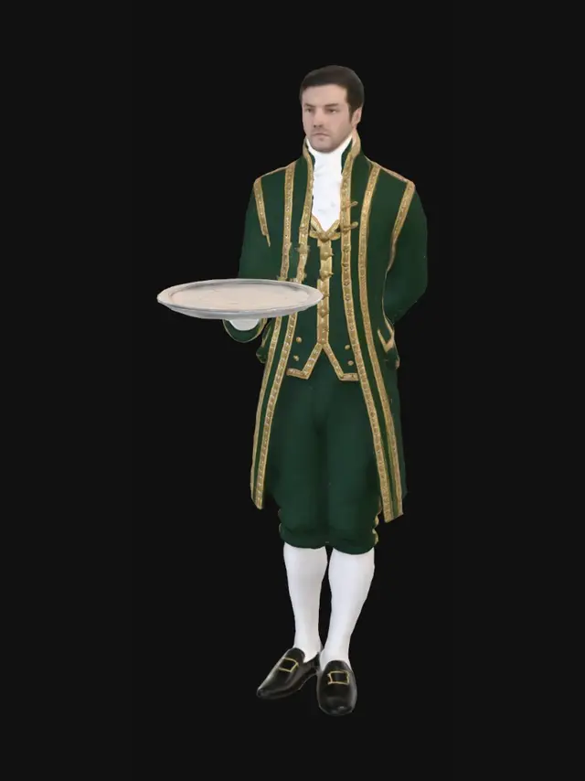 3D model for Emerald Livery Courtier