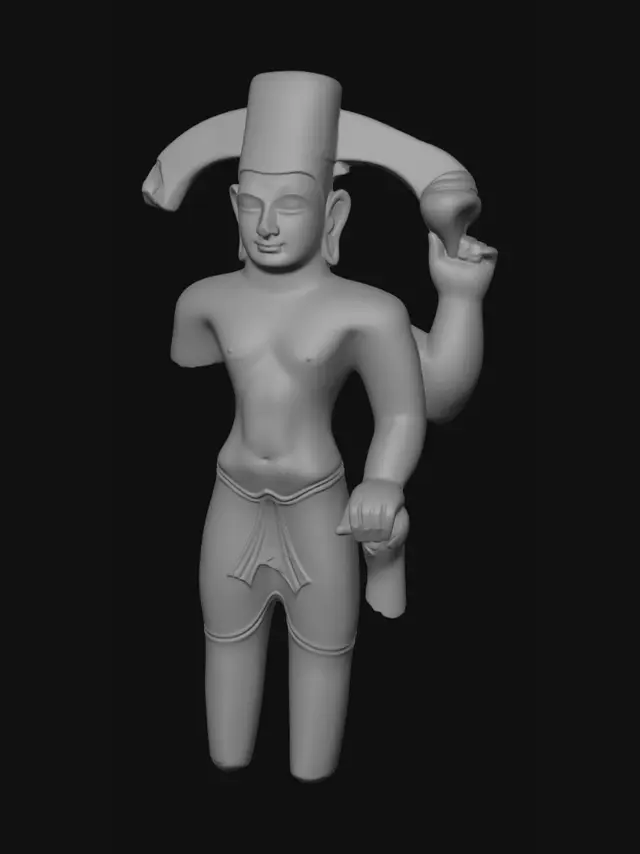 3D model for Ram-Horned Statue