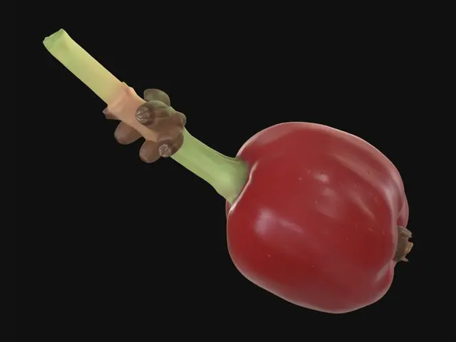 3D model for A smooth red berry from a coffea tree