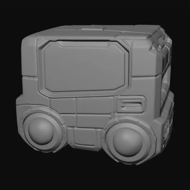 3D model for Red Pixel Van