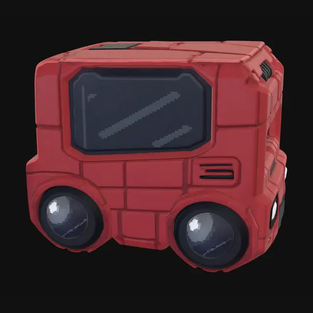 3D model for Red Pixel Van
