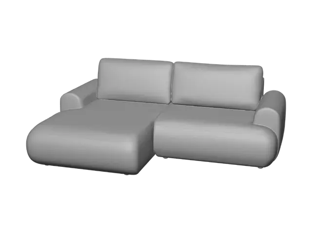 3D model for Cloudrest Chaise Sofa