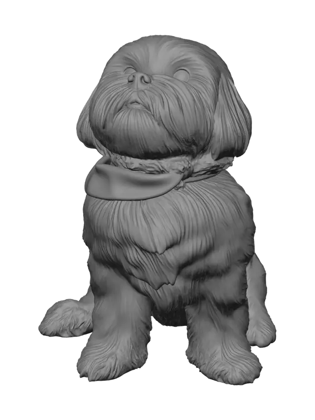 3D model for Puzzle Piece Pup