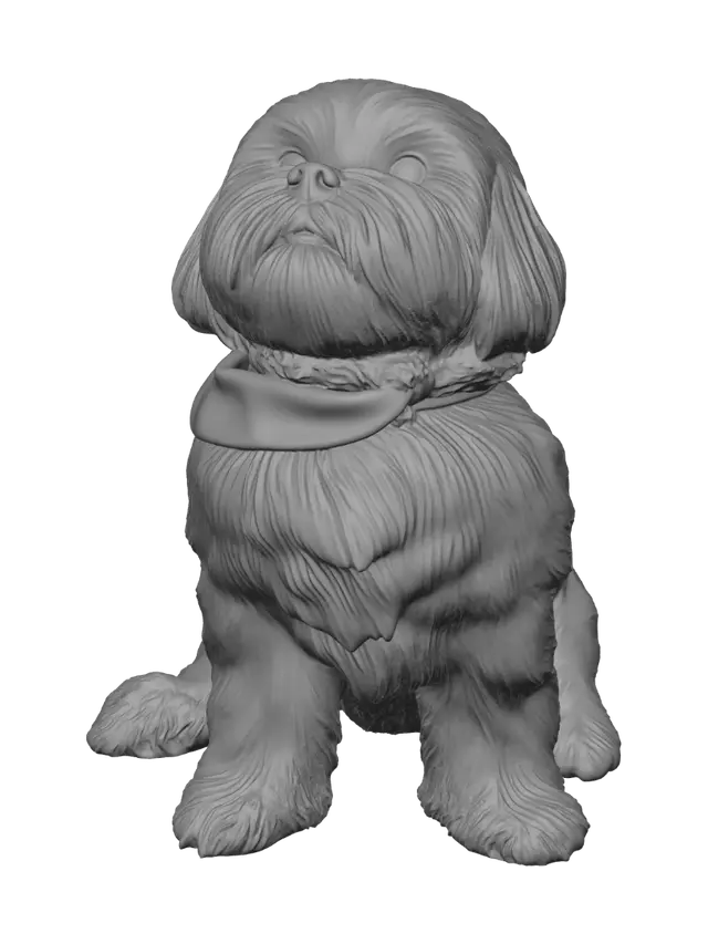 3D model for Puzzle Piece Pup