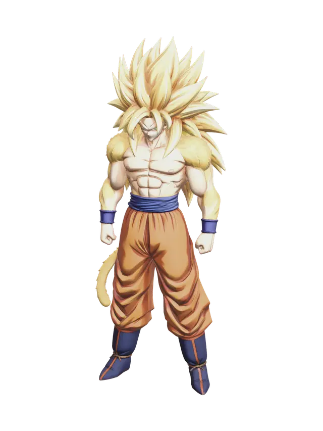 3D model for Realistic Ssj4