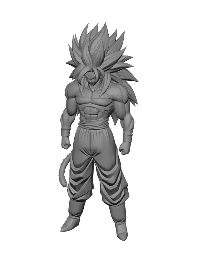 3D model for Realistic Ssj4