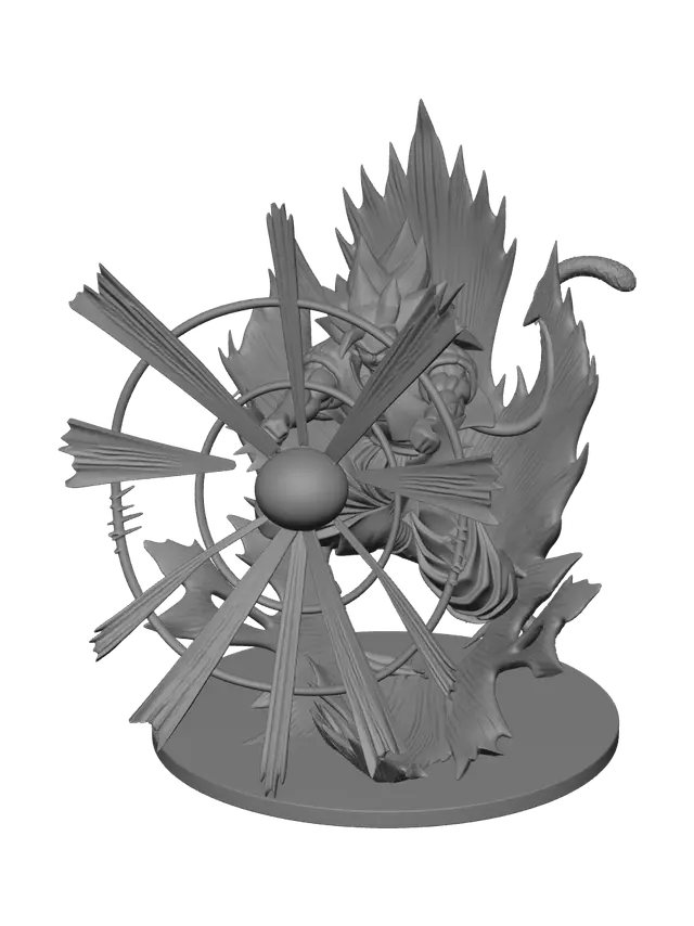 3D model for Stylized Ssj4