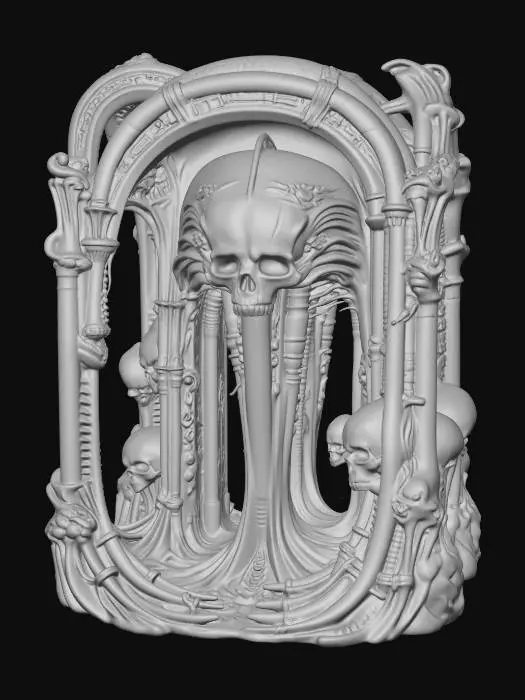 3D model for Cathedral of Iron Skulls