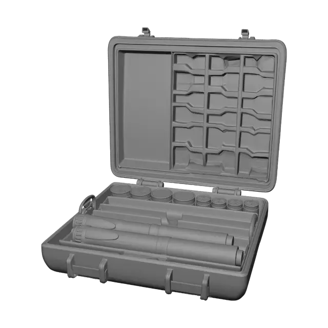 3D model for Colorful Makeup Case