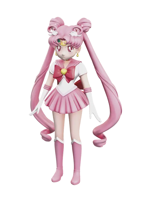 3D model for Weathered Chibiusa