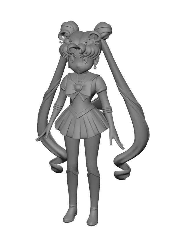 3D model for Weathered Chibiusa