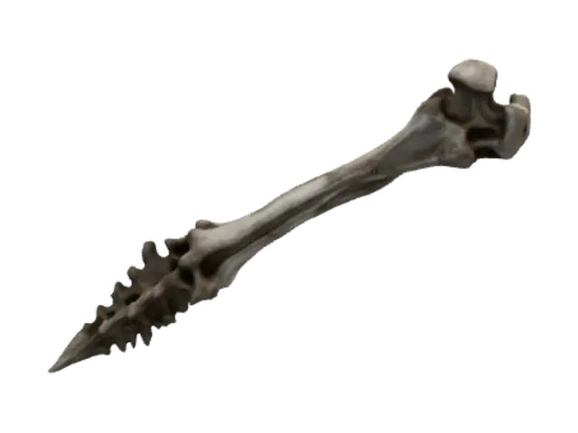 3D model for Serrated Bone Spear