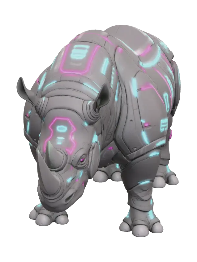 Free Rhino 3D Models - Download Instantly | Meshy