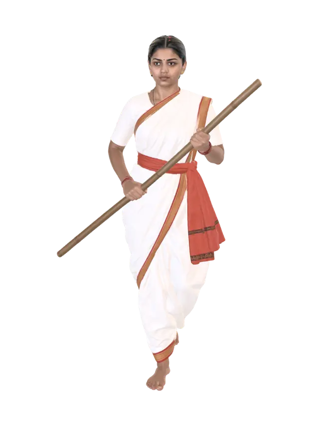 3D model for White Sari Warrior