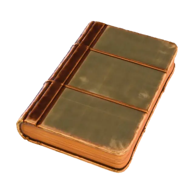 simple book 03 - Item 3D model, vytvořený pomocí AI