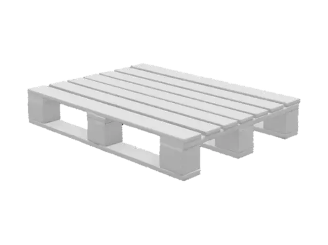 3D model for Blue Wooden Pallet
