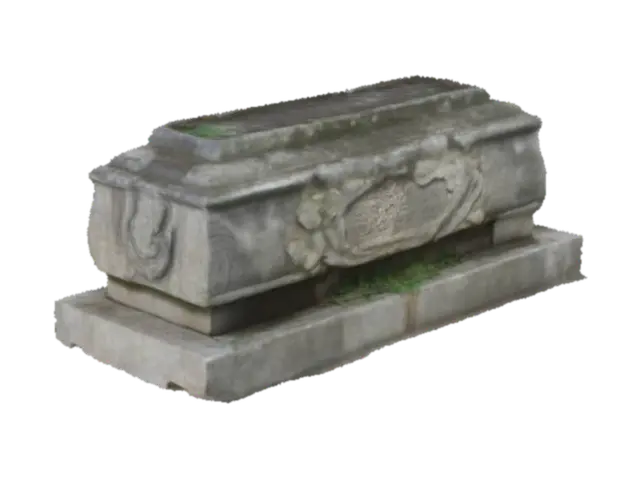 3D model for Stone Sarcophagus