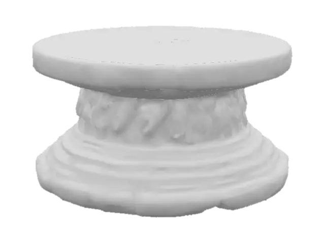 3D model for Ancient Stone Pedestal