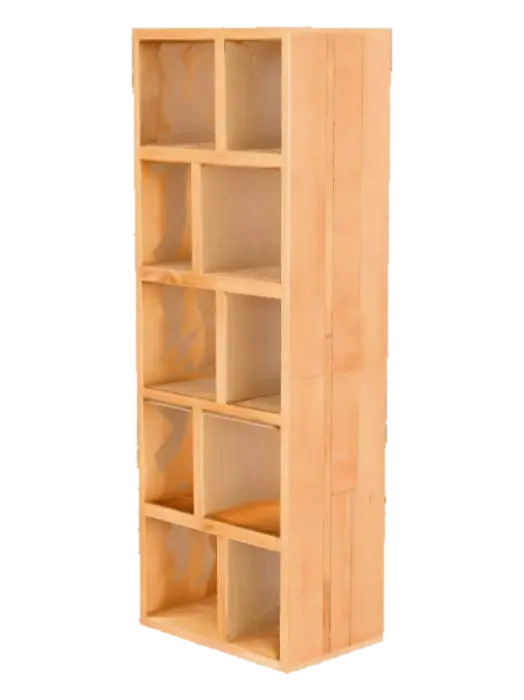Bookshelf Maze - Shelves 3D model, vytvořený pomocí AI