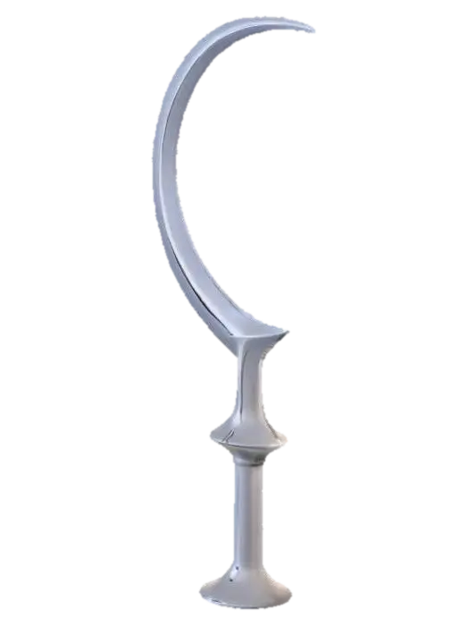 3D model for Silver Crescent Dagger