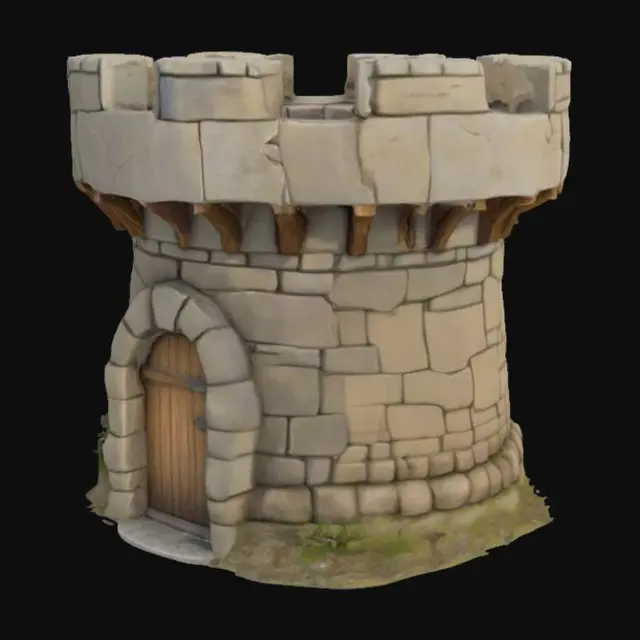 3D model for Stone Tower Fort